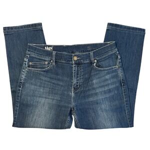 Mugsy Jeans Mens Straight Leg Blue Denim Pants Size 32x28